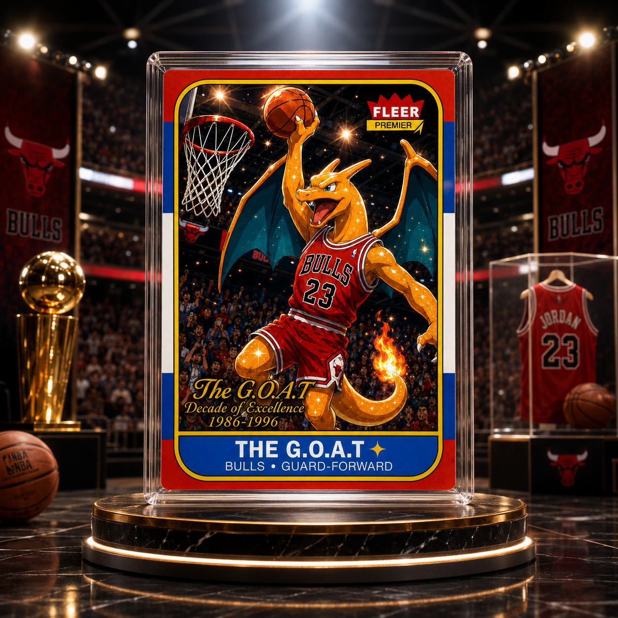 [Pre-Sale] Legendary Hardwood Champion Collector Display MJ 23