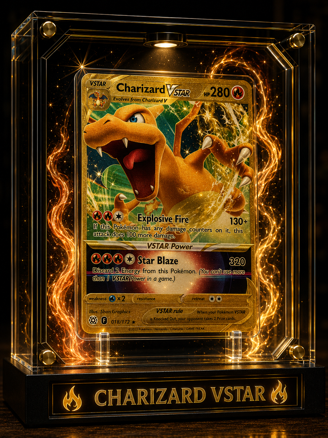 Golden Dragon Collector Showcase – Premium VSTAR Edition