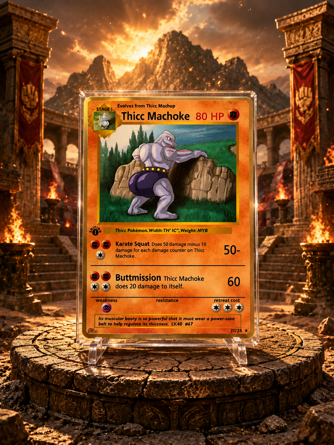 Titan Arena Collector Card – Legendary Strength Edition