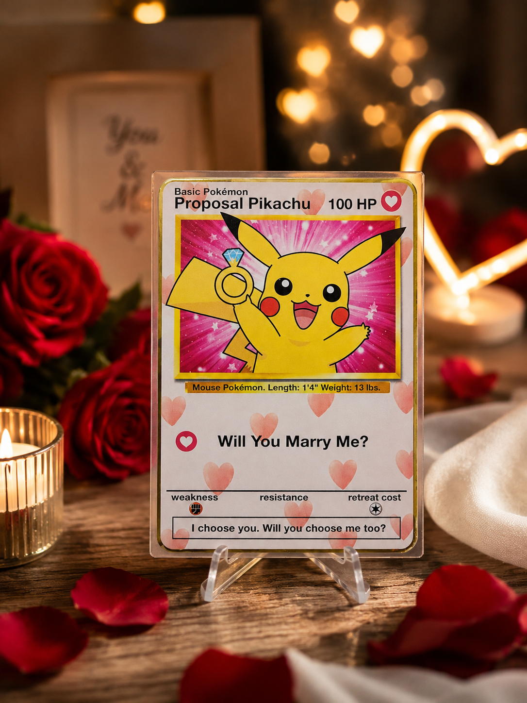 Forever Yours Collector Art Card – Romantic Proposal Edition