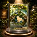 [Pre-Sale] Sleeping Forest Guardian Collector Card | Premium Fantasy Display Art | Nature Terrarium Edition