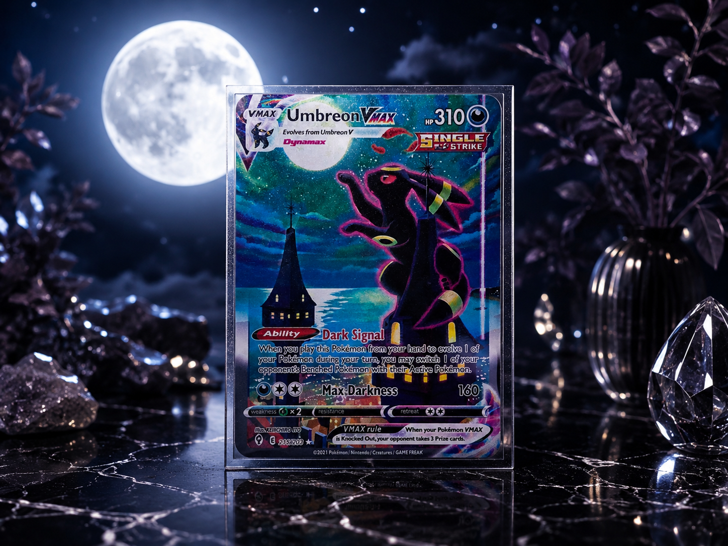 Moonlit Shadow Collector Card – Midnight Eclipse Edition Premium Display Card