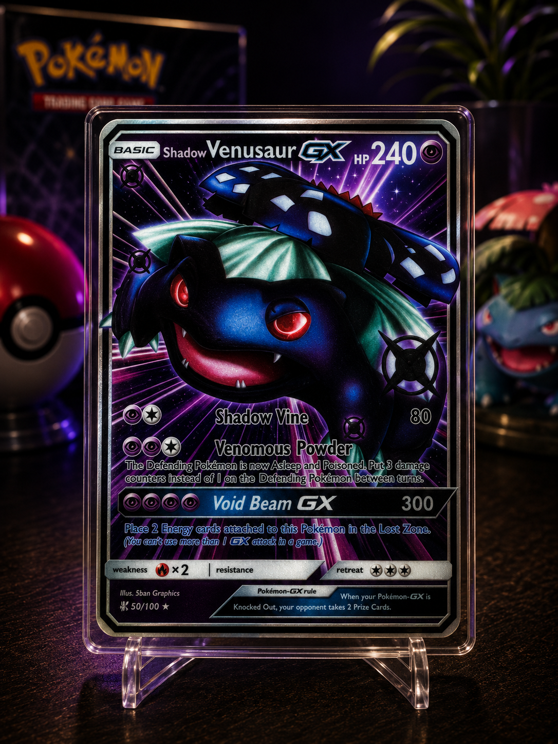 Shadow Bloom Collector Card – Dark Realm Edition
