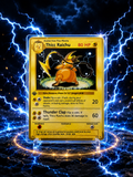 Thunder Titan Gold Foil Collector Card – Lightning Edition Premium Display Card